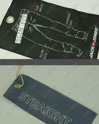 Woven printed tags